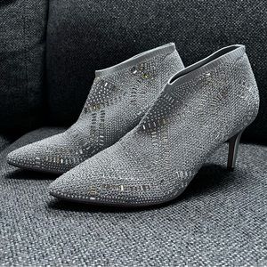 Lauren Lorraine Rhinestone Ankle Boot Size 10